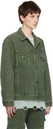 Song for the Mute Khaki Oversized Worker Jacket