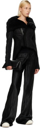 Rick Owens Black Tower Naska Shearling Jacket
