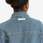 Daily Paper Women's Relaxed Denim Jackets in Light Blue