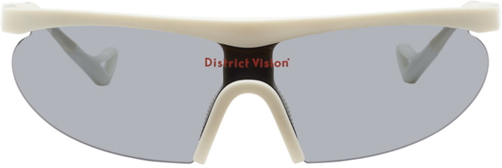 Photo: District Vision Beige Koharu Eclipse Sunglasses