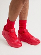 REEBOK - Maison Margiela Project 0 Classic Tabi Split-Toe Leather Sneakers - Red