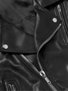 Rick Owens - Stooges Cropped Leather Biker Jacket - Black