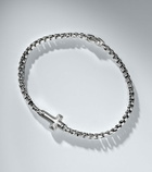 David Yurman Cross Station sterling silver bracelet