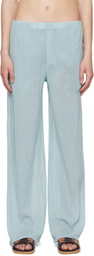 Ludovic de Saint Sernin Blue Boxer Trousers