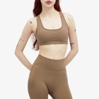 Adanola Women's Ultimate Scoop Neck Bralette in Brown
