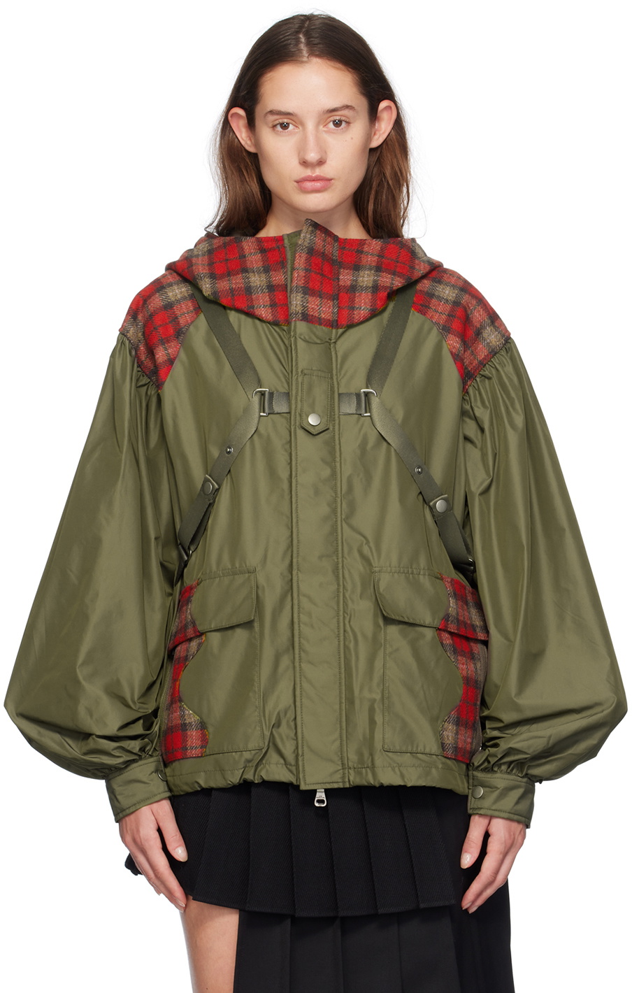 【ANDERSSON BELL】 RILEY RUFFLE TIGHT ZIP UP /追跡付 RILEY RUFFLE TIGHT ZIP UP atb1203w(KHAKI) – Andersson Bell