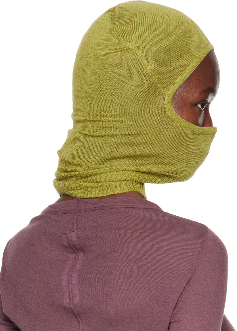 Rick Owens Green Skull Balaclava
