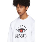 Kenzo White Limited Edition Cupid Sweatshirt