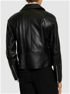 ALEXANDER MCQUEEN - Classic Leather Biker Jacket