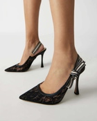 Steve Madden Bri Heels in Black Fabric