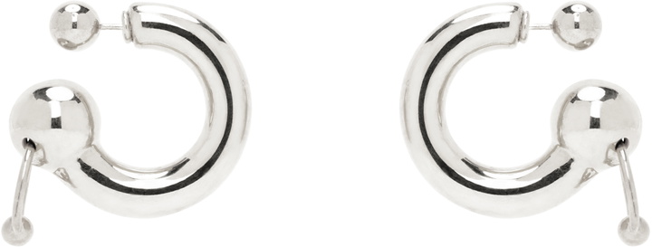 Photo: Jean Paul Gaultier Silver 'The Ring' Earrings