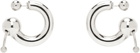 Jean Paul Gaultier Silver 'The Ring' Earrings