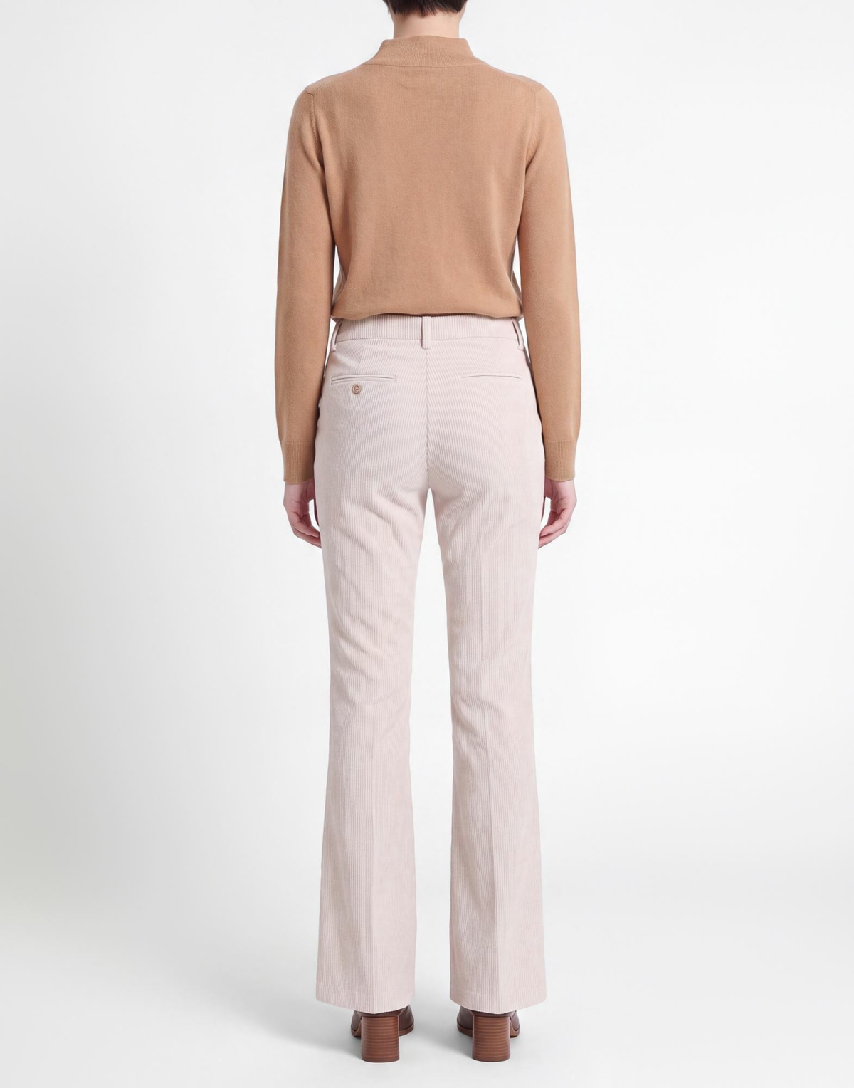 Manila Grace Womens Pants in Off white
