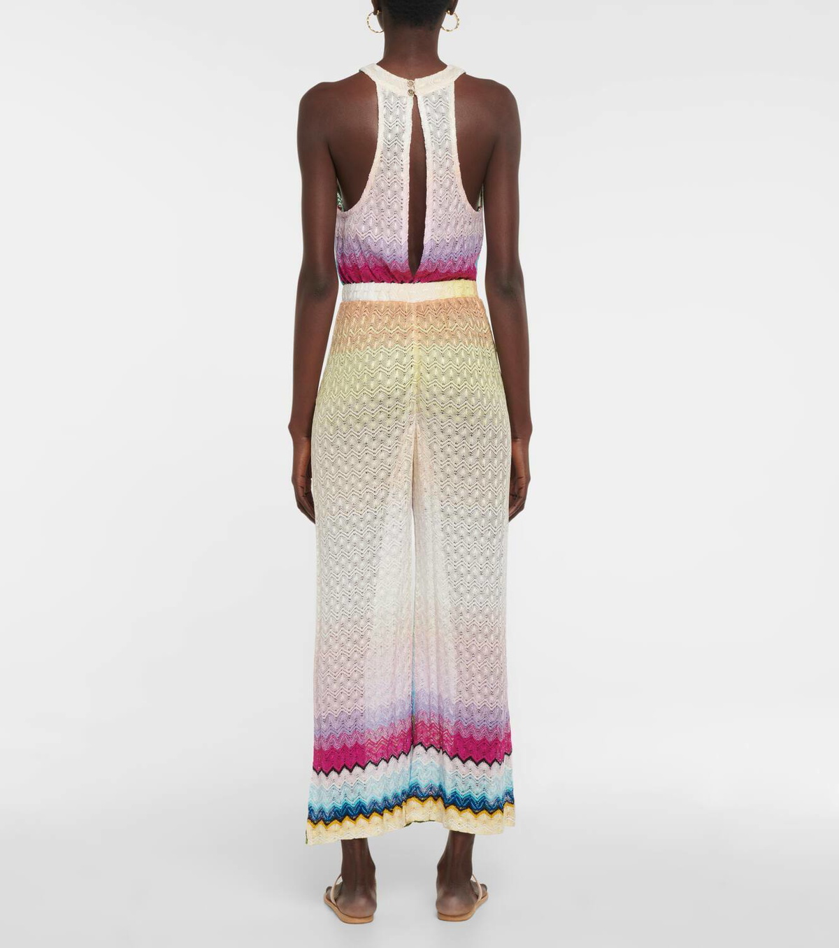 Missoni Mare Zig-zag halterneck jumpsuit