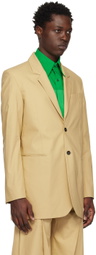T/SEHNE SSENSE Exclusive Beige Blazer