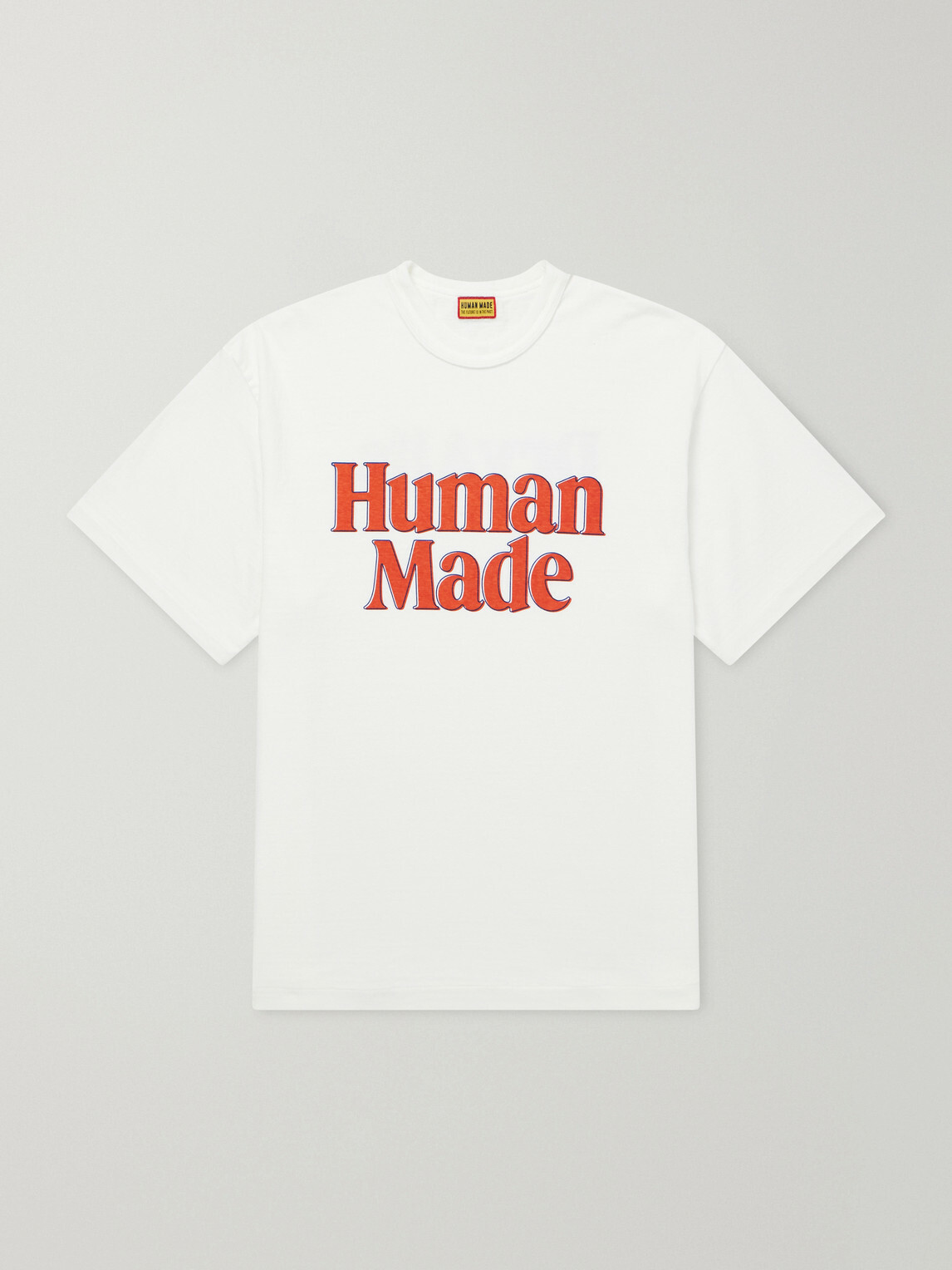 Human Made - Logo-Print Cotton-Jersey T-Shirt - White