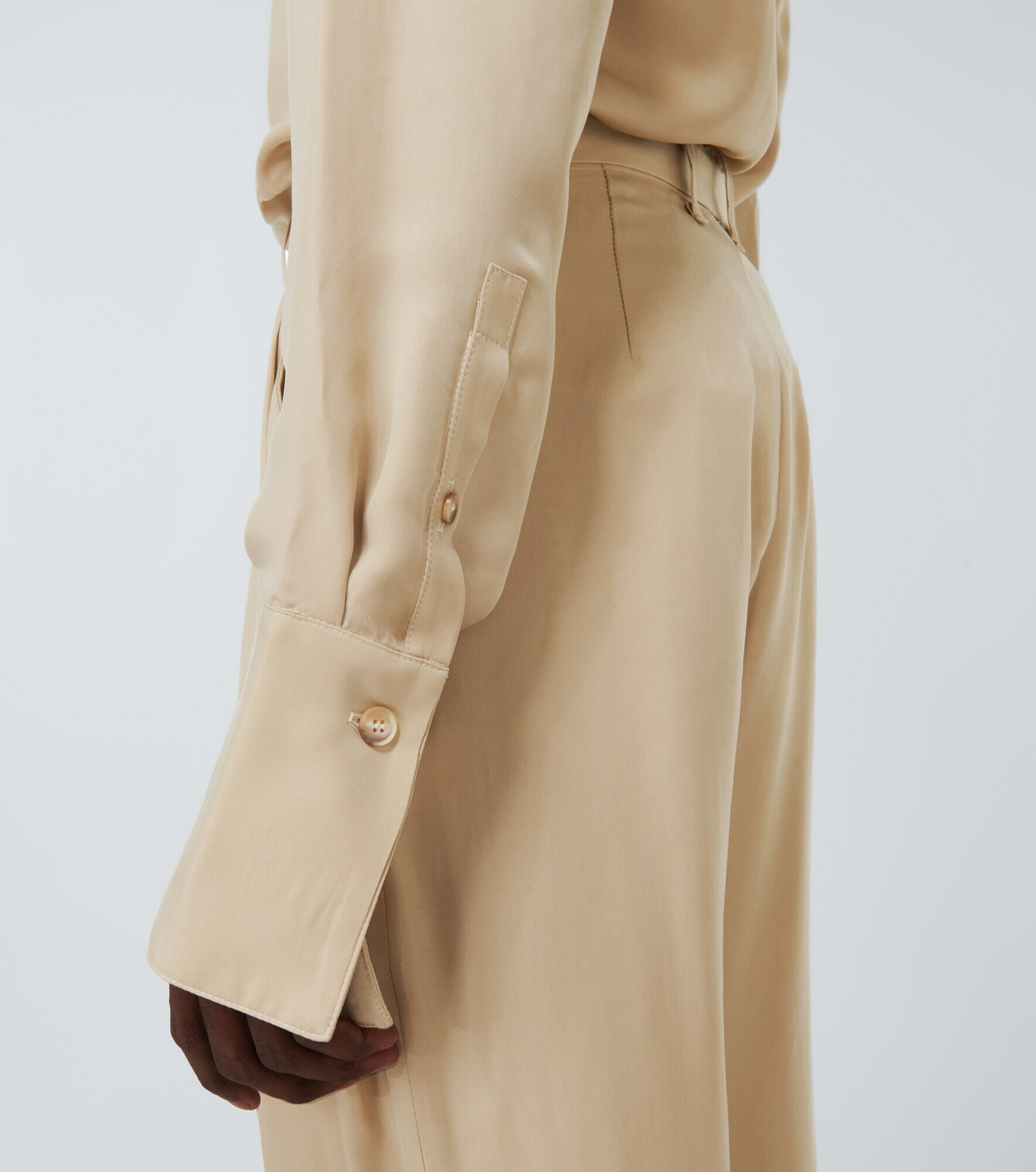King & Tuckfield - Cupro shirt