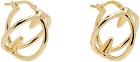 Kiko Kostadinov Gold Thorn Sphere Earrings