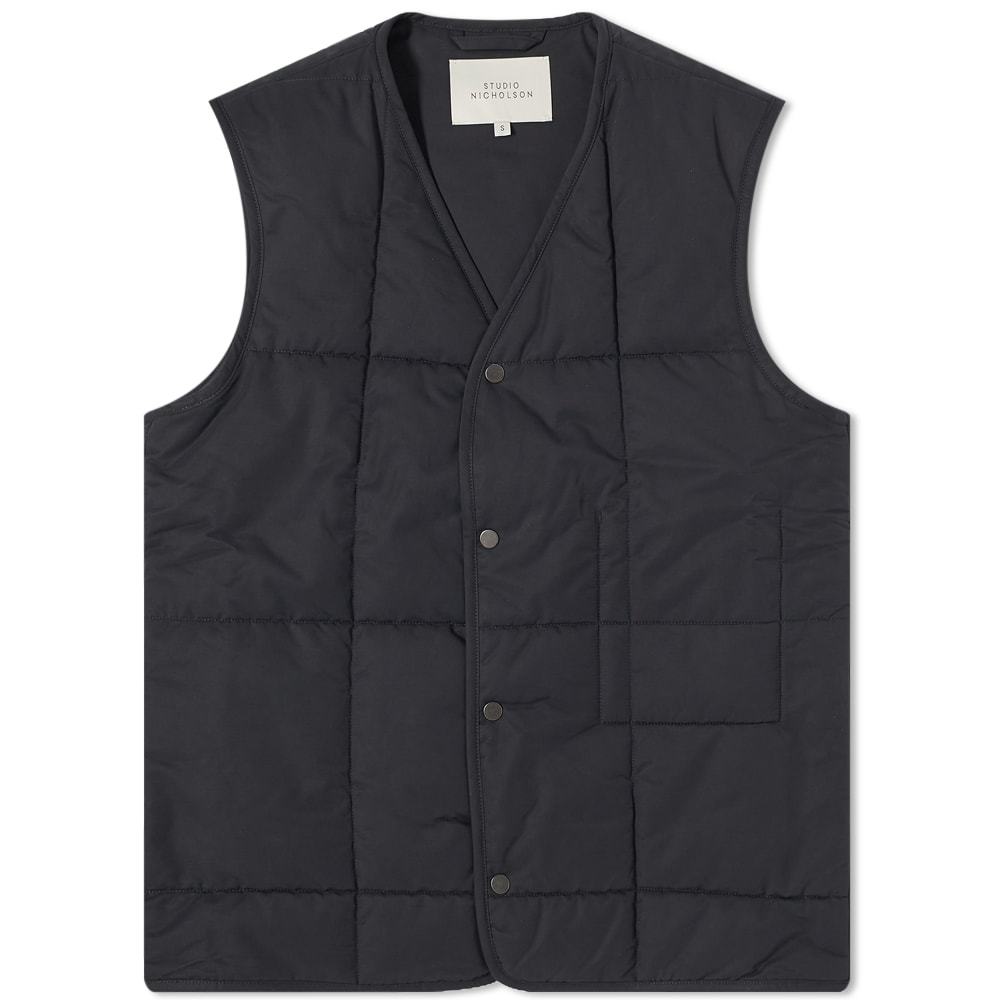 STUDIO NICHOLSON PADDED VEST ベスト エコダウン Studio Nicholson