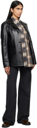 OUR LEGACY Black Lane Leather Jacket