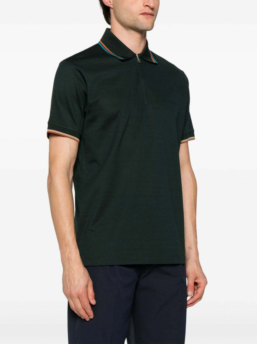 PAUL SMITH - Signature Stripe Cotton Polo Shirt