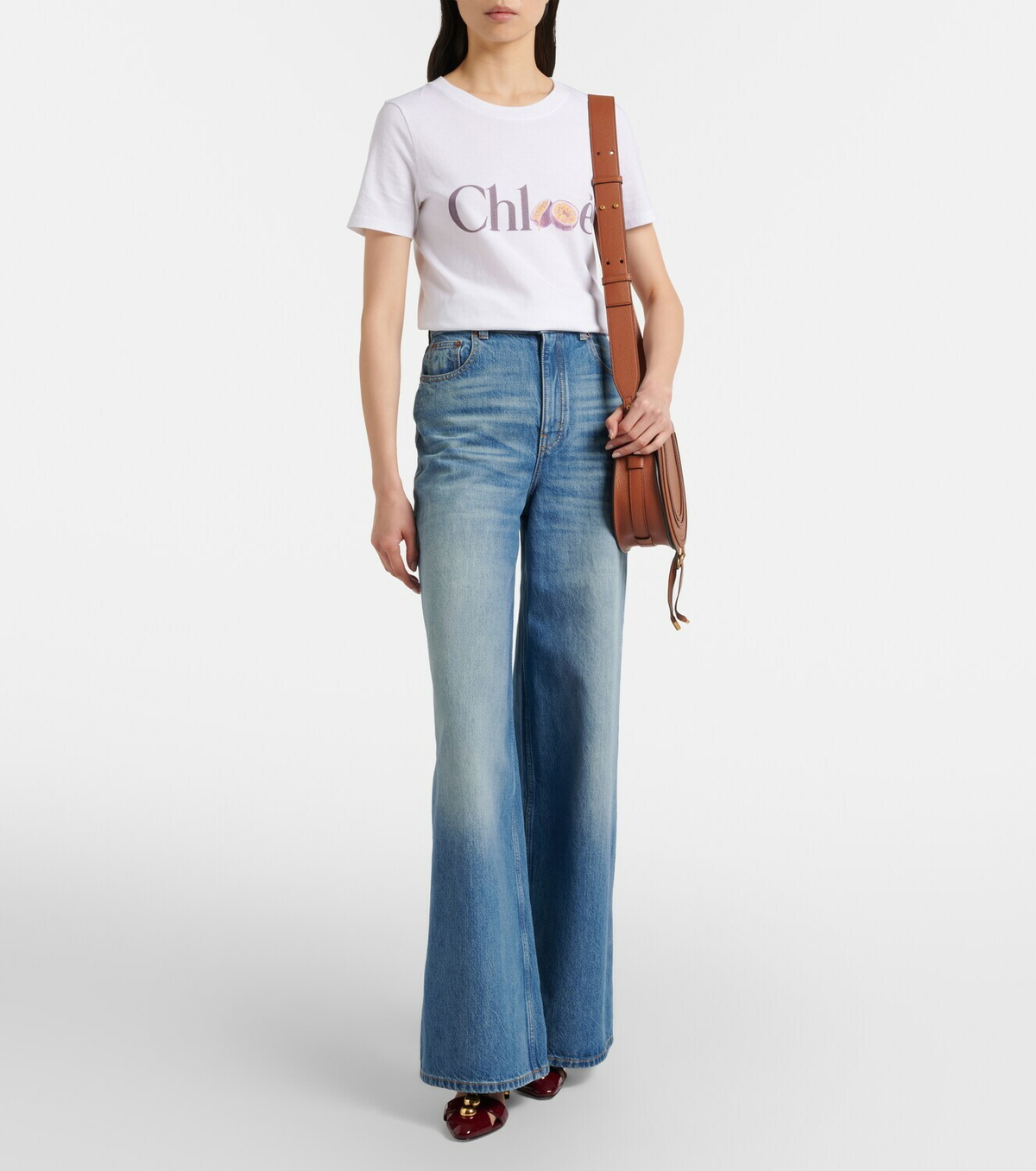 Chloé Marcie leather crossbody bag