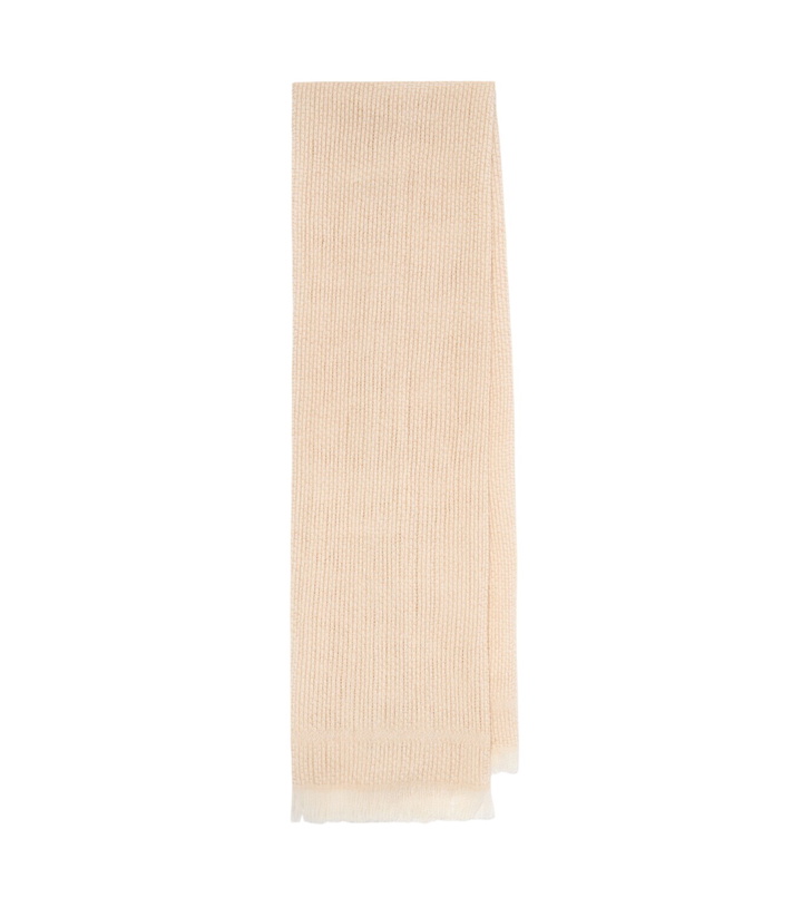 Photo: Stòffa Fringed cashmere and linen scarf