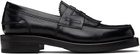OUR LEGACY Black Leather Loafers