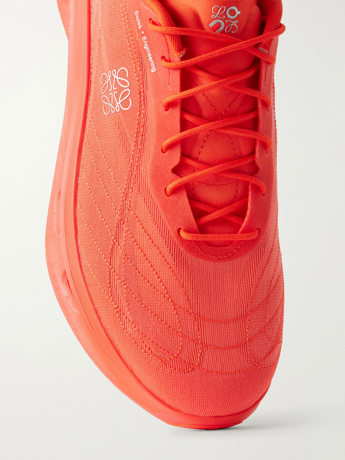 LOEWE - On Cloudtilt Rubber-Trimmed Mesh Sneakers - Orange