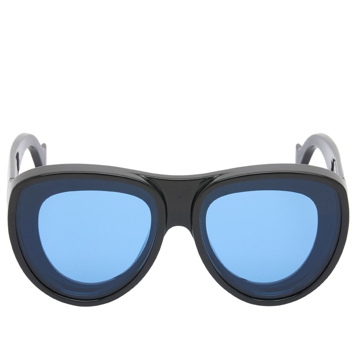 Loewe Eyewear Paula's Ibiza Pilot Sunglasses in Black/Blue 