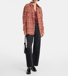 God's True Cashmere Time plaid cashmere shirt
