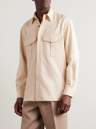 UMIT BENAN B - Silk-Twill Shirt - Neutrals