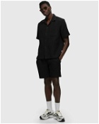 Arte Antwerp Jacquard Croche Shirt Black - Mens - Shortsleeves