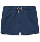 Brunello Cucinelli - Slim-Fit Mid-Length Swim Shorts - Storm blue