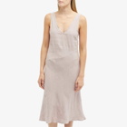 Deiji Studios Women's Light Linen Dress in Orchid