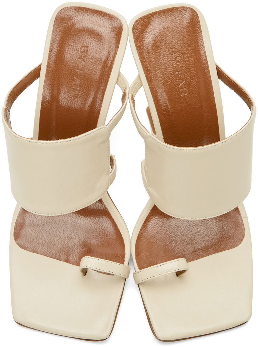 BY FAR Beige Gigi Heeled Sandals By Far