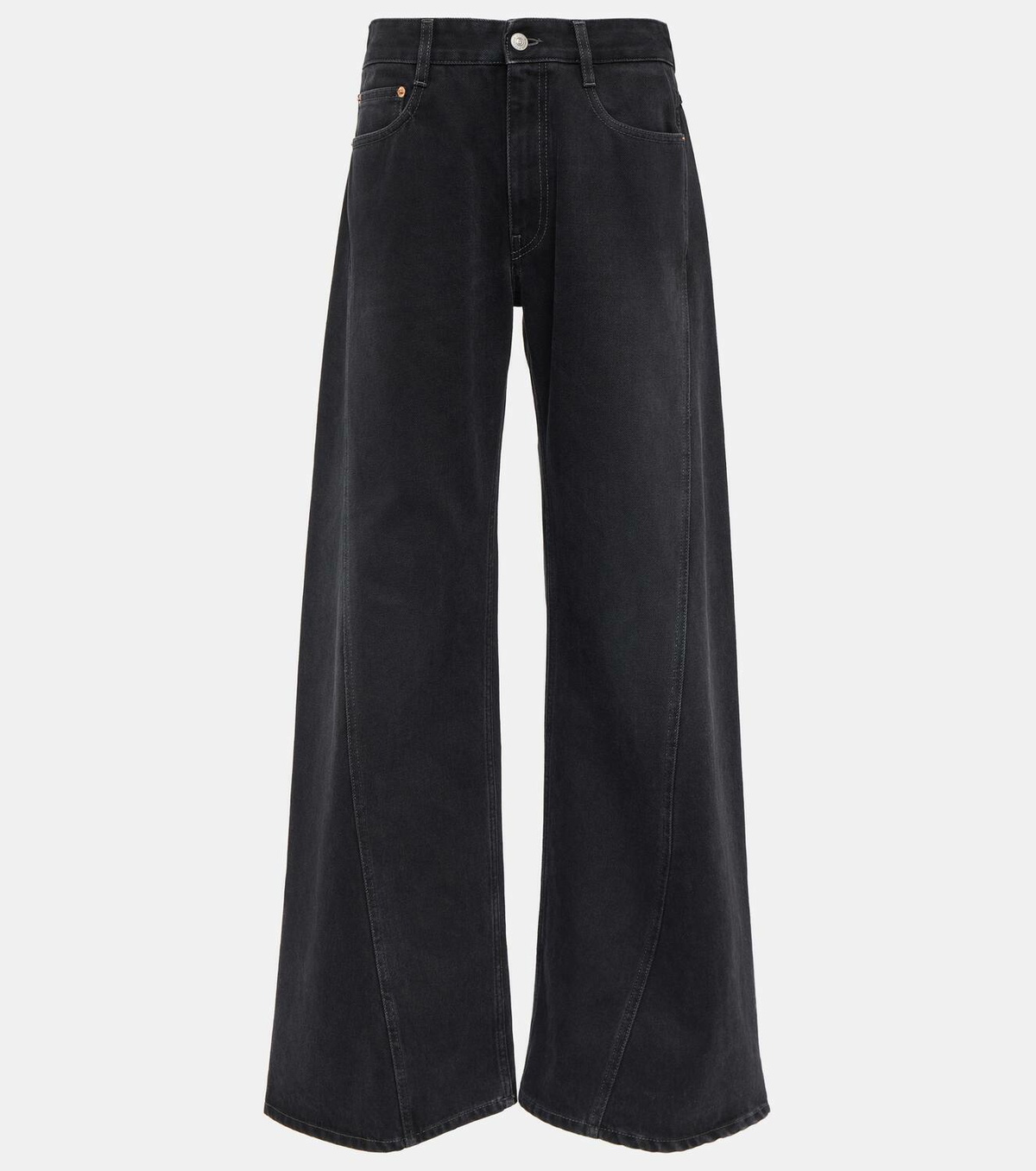 MM6 Maison Margiela Mid-rise wide-leg jeans MM6 Maison Margiela