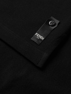FENDI - Cotton-Piqué Polo Shirt - Black - M