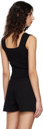 Blossom Black Medi Tank Top