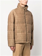 VERSACE - Logo All Over Down Jacket
