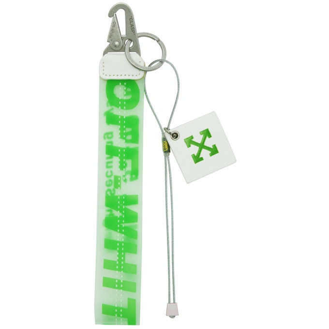 Photo: Off-White Green Rubber Keychain