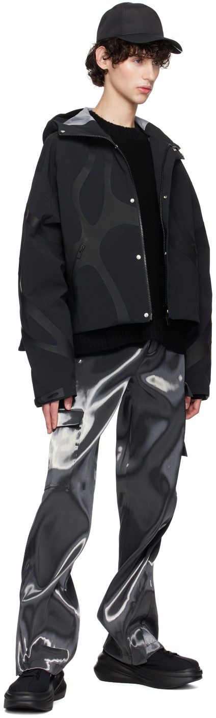 HELIOT EMIL Black Insterno Technical Jacket Heliot Emil