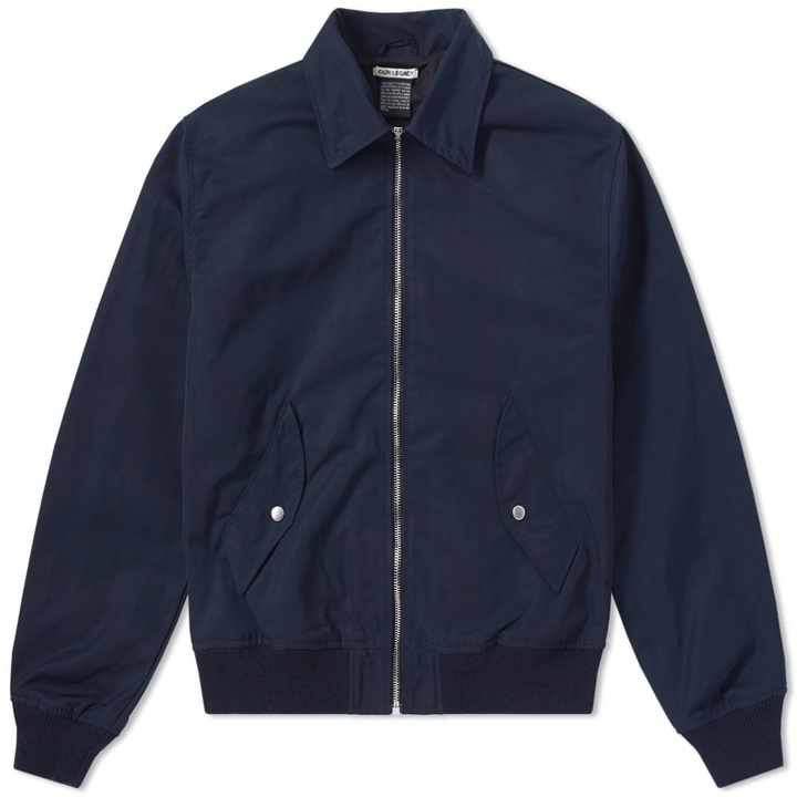 Photo: Our Legacy Tech Half Harrington Jacket Blue