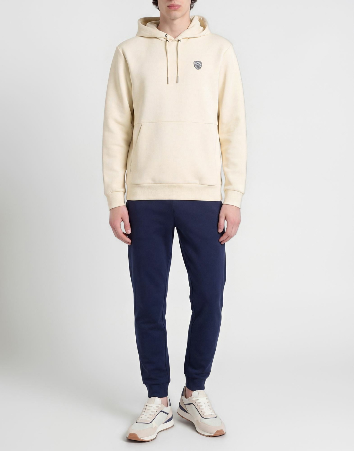 Ea7 Mens Sweatshirt Ivory