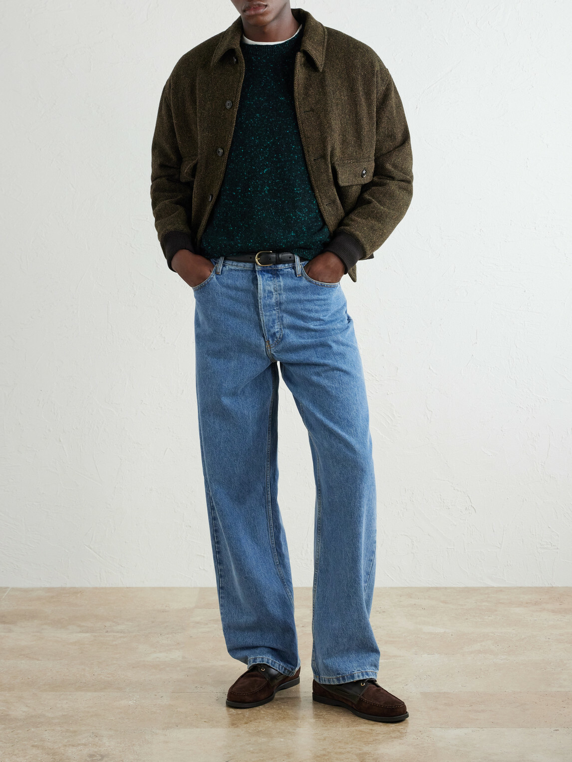Inis Meáin - Merino Wool and Cashmere-Blend Sweater - Green