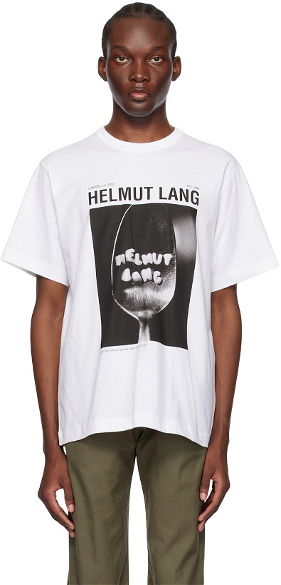 Photo: Helmut Lang White Photo T-Shirt