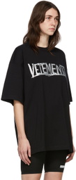 VETEMENTS Black & Silver World Tour T-Shirt