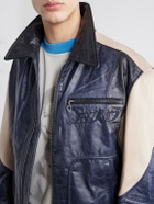 Enfants Riches Déprimés - Combaittimento Leather Jacket - Blue