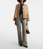 'S Max Mara Cotton, silk, and cashmere knitted top
