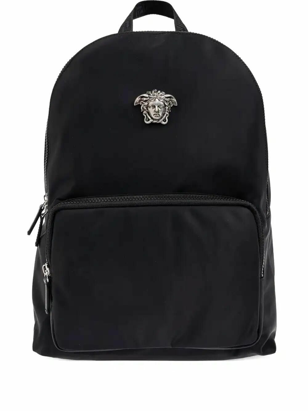 Versace Jeans Couture Black Coated Regalia Baroque Backpack